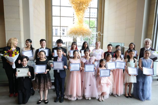CAM students after the 2023 Honors Recital at Benaroya Hall