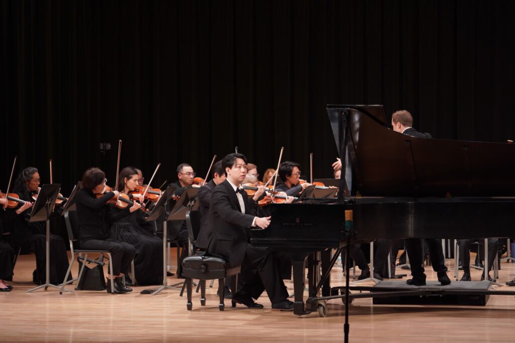 A pre-professional student of the Chopin Academy of Music performs Chopin's F minor piano concerto with orchestra in 2026